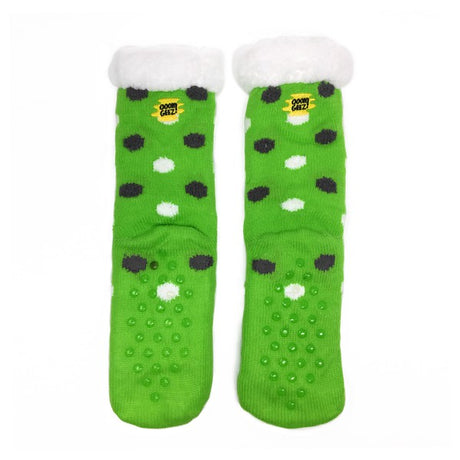 Frog Love Women's Plush Slipper Socks king-general-store-5710.myshopify.com