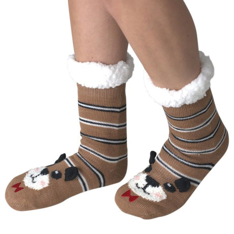 Mr. Bear - Women's Cozy Slipper Socks king-general-store-5710.myshopify.com