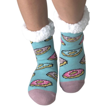 Donut Time - Women's Cozy Slipper Socks king-general-store-5710.myshopify.com
