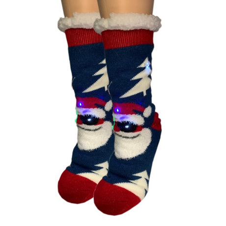 Cool Santa - Light Up Women's Slipper Socks king-general-store-5710.myshopify.com