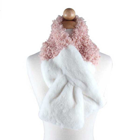 MIXED TWO TONE FUR SCARF king-general-store-5710.myshopify.com