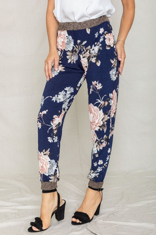 Rose Print Jogger king-general-store-5710.myshopify.com