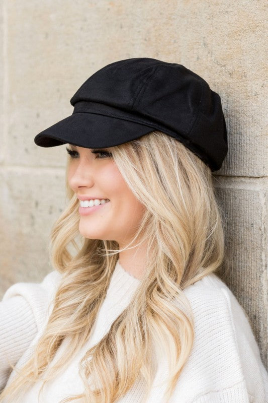 Suede Newsboy Cap king-general-store-5710.myshopify.com