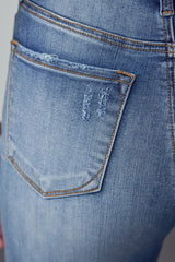 Cropped High Rise Girlfriend Jeans