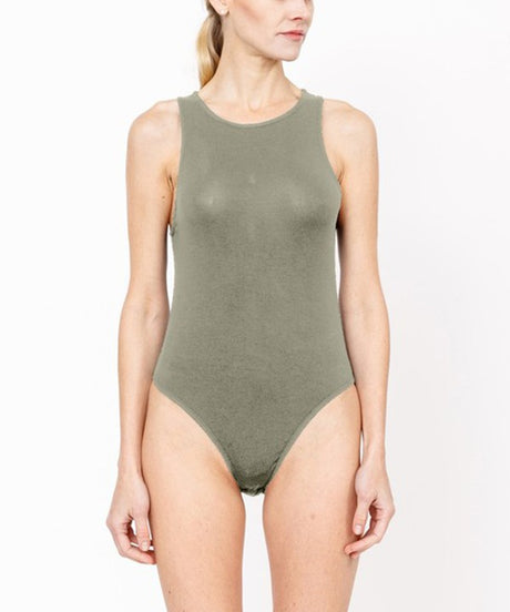 Bamboo Halter Neck Bodysuit