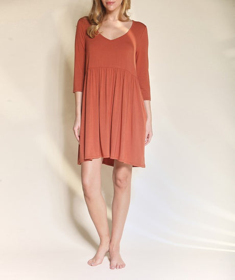 Bamboo Loose Fit Babydoll Dress king-general-store-5710.myshopify.com