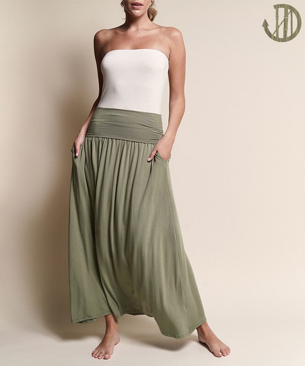 BAMBOO YOGA MAXI SKIRT king-general-store-5710.myshopify.com