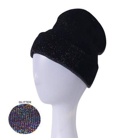 Ribbed Glitter Beanie king-general-store-5710.myshopify.com