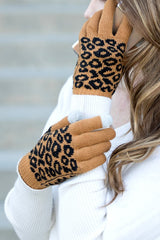 Leopard Stretch Touch Gloves king-general-store-5710.myshopify.com