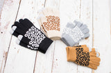 Leopard Stretch Touch Gloves king-general-store-5710.myshopify.com