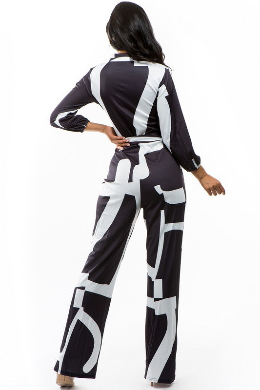 Black White Sexy Jumpsuit king-general-store-5710.myshopify.com