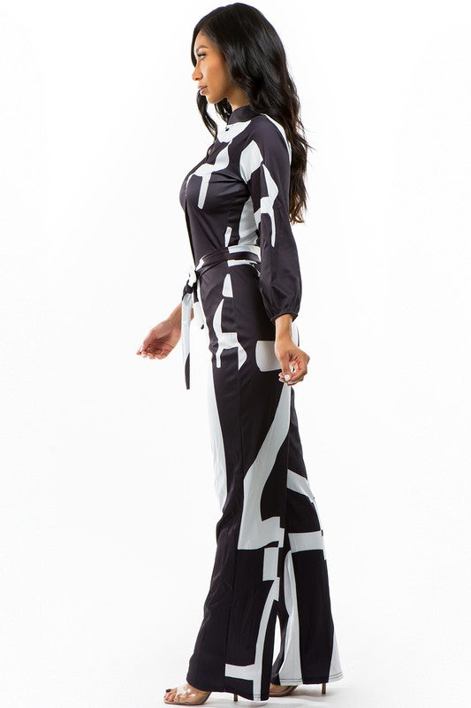 Black White Sexy Jumpsuit king-general-store-5710.myshopify.com