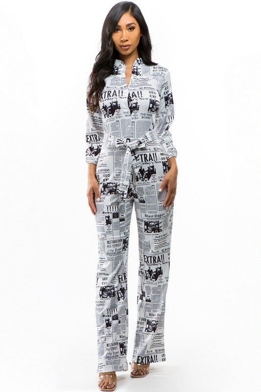 White Multi Print Sexy Jumpsuit king-general-store-5710.myshopify.com