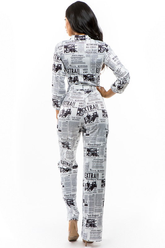 White Multi Print Sexy Jumpsuit king-general-store-5710.myshopify.com