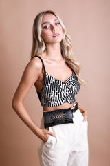 Wide Clutch 6 Ring Chain Belt Bag king-general-store-5710.myshopify.com