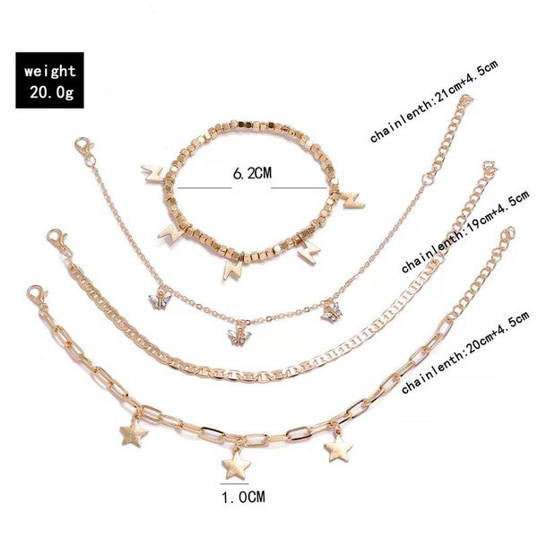 Trendy Player Anklet Set king-general-store-5710.myshopify.com