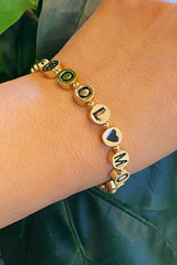 Cool Mom Gold Bead Bracelet king-general-store-5710.myshopify.com