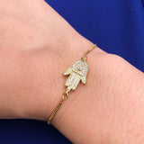 Serenity Hamsa Hand Slide Bracelet king-general-store-5710.myshopify.com