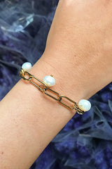 Freshwater Pearl Chain Bracelet king-general-store-5710.myshopify.com