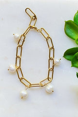 Freshwater Pearl Chain Bracelet king-general-store-5710.myshopify.com