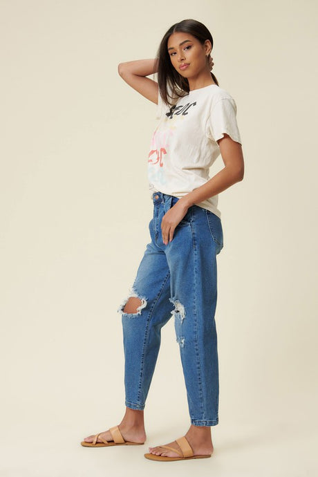 Distressed Slouchy Jeans king-general-store-5710.myshopify.com