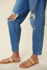 Distressed Slouchy Jeans king-general-store-5710.myshopify.com