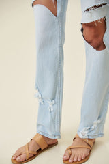 Distressed Wide Leg Jeans king-general-store-5710.myshopify.com