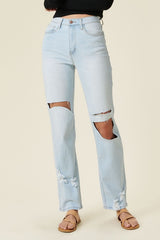 Distressed Wide Leg Jeans king-general-store-5710.myshopify.com