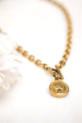 Coin Accent Chain Necklace king-general-store-5710.myshopify.com