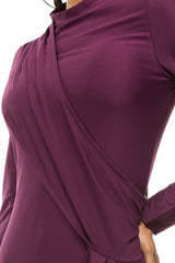 Purple Side Panel Mini Dress king-general-store-5710.myshopify.com