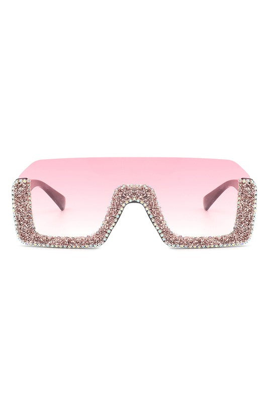 Square Half Frame Oversize Fashion Sunglasses king-general-store-5710.myshopify.com