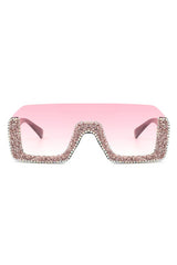 Square Half Frame Oversize Fashion Sunglasses king-general-store-5710.myshopify.com