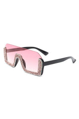 Square Half Frame Oversize Fashion Sunglasses king-general-store-5710.myshopify.com