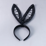 BLACK BUNNY HEADBAND king-general-store-5710.myshopify.com