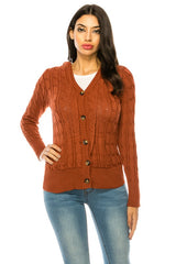 Plus Size Long Sleeve Hoodie Knit Sweater