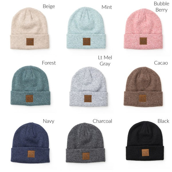 CC  Heathered Boyfriend Beanie king-general-store-5710.myshopify.com