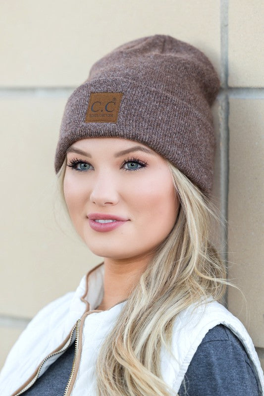 CC  Heathered Boyfriend Beanie king-general-store-5710.myshopify.com