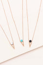 Tensly Point Stone Necklace Rose Gold king-general-store-5710.myshopify.com