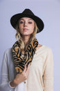 Zebra Print Faux Fur Scarf king-general-store-5710.myshopify.com