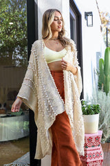 Embroidered Zig Zag Soft Kimono king-general-store-5710.myshopify.com