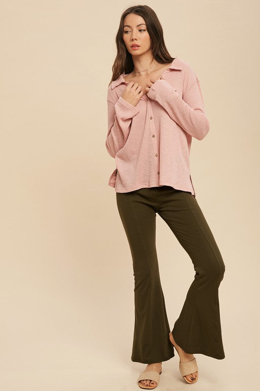 Cuffed Sleeve Nancy Top