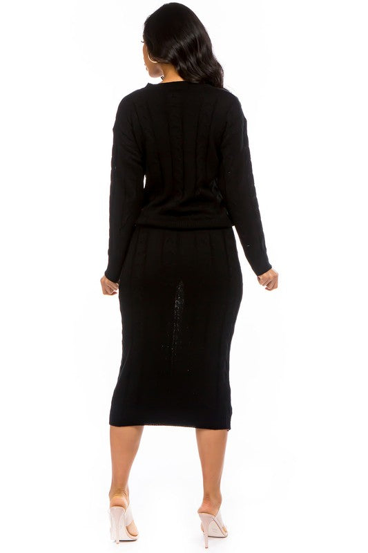 Long Sleeve Sweater & Skirt Set king-general-store-5710.myshopify.com