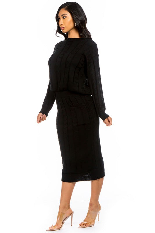 Long Sleeve Sweater & Skirt Set king-general-store-5710.myshopify.com