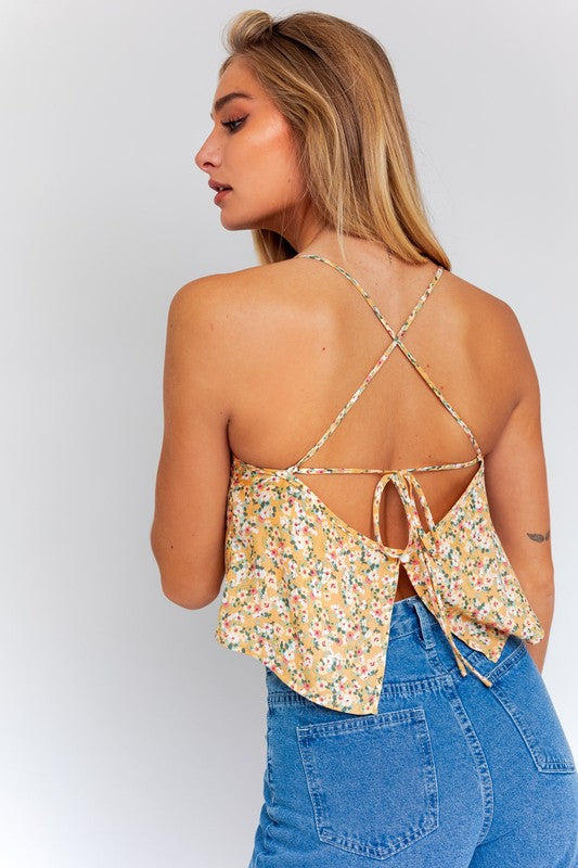 Apricot White Open Back Cami Top king-general-store-5710.myshopify.com