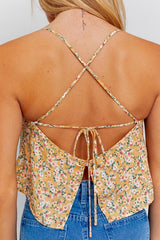 Apricot White Open Back Cami Top king-general-store-5710.myshopify.com