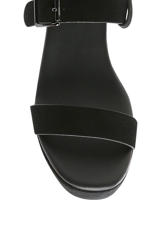 RAG&CO PORTIA LEATHER WEDGE SANDAL king-general-store-5710.myshopify.com