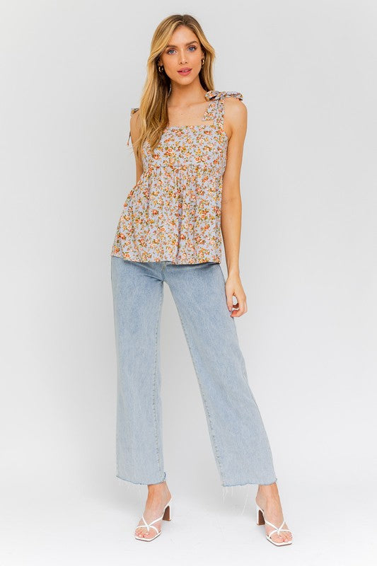 Sleeveless Ruffle Bottom Top king-general-store-5710.myshopify.com