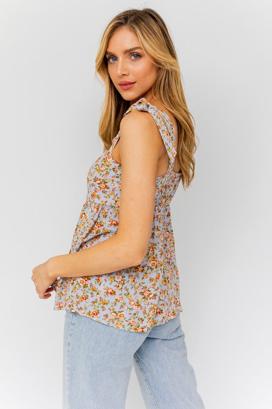 Sleeveless Ruffle Bottom Top king-general-store-5710.myshopify.com