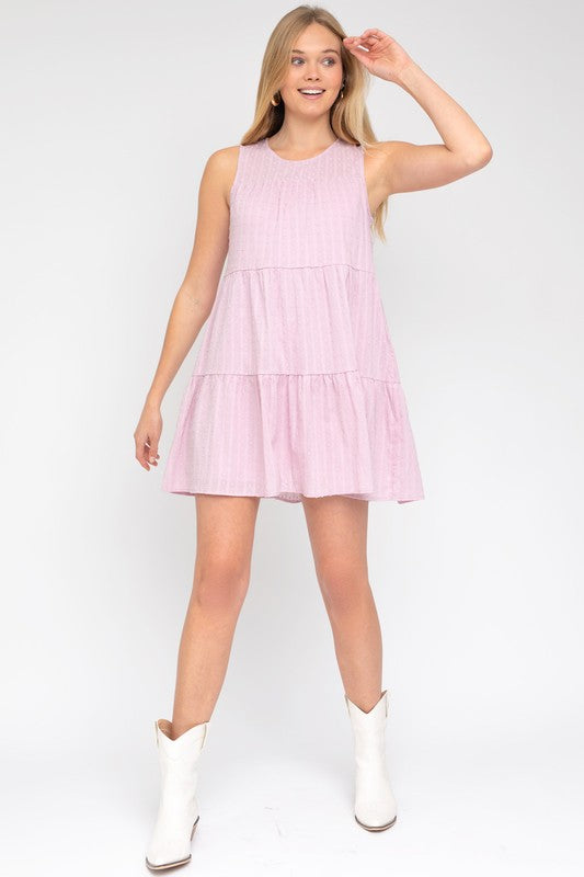 Sleeveless Tiered Mini Dress king-general-store-5710.myshopify.com