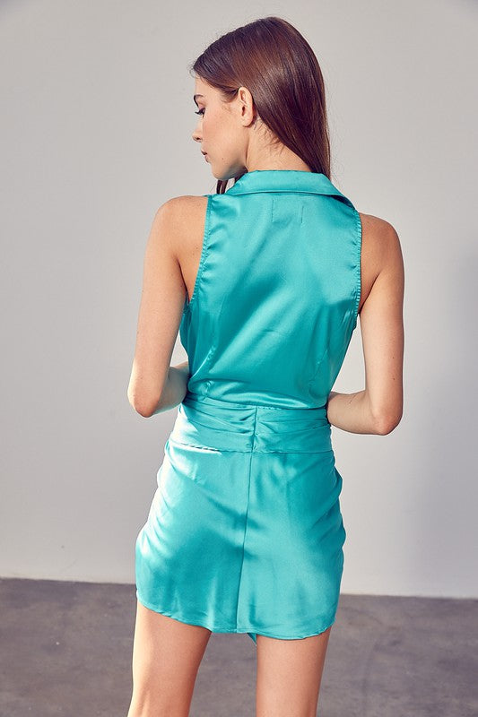 Sleeveless Front Tie Dress king-general-store-5710.myshopify.com